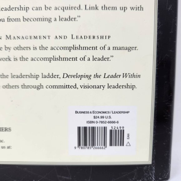 John C. Maxwell Developing The Leader Within You Hardcover Book - Picture 3 of 12